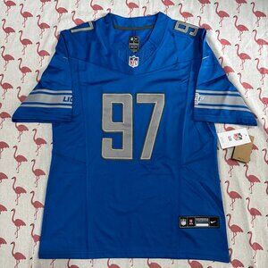 Detroit Lions Nike Blue Jersey #97 Hutchinson